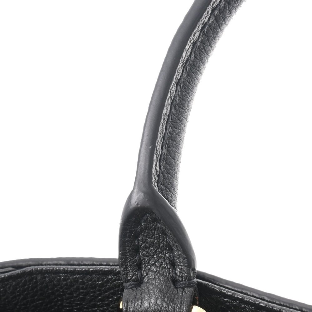 LOUIS VUITTON Louis Vuitton Monogram Emplant Montaigne BB Noir Beige M45489 W... - Picture 5 of 12